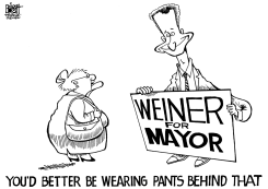 ANTHONY WEINER, B/W by Randy Bish