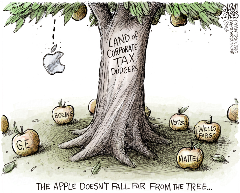 Apple Dodging Taxes COLOR