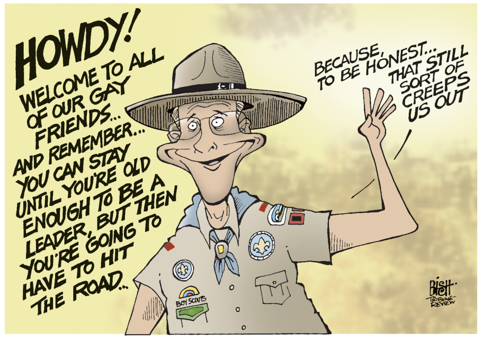 BOY SCOUTS AND GAYS, COLOR