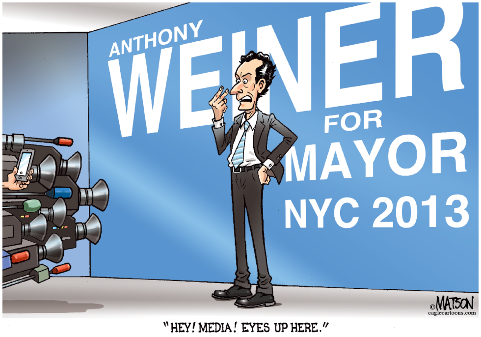 Anthony Weiner Announces Candidacy for NYC Mayor-COLOR