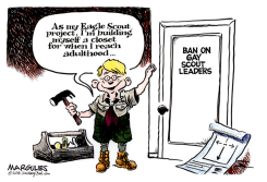BOY SCOUTS AND GAYS  by Jimmy Margulies