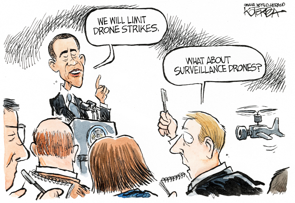  DRONE STRIKES by Jeff Koterba