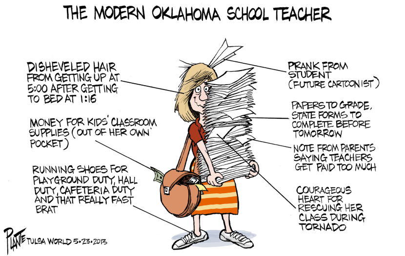 Modern Oklahoma School Teacher