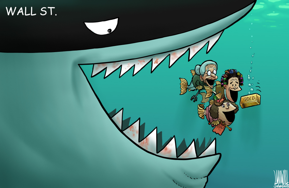 Wall Street Eats Up Gold Fish