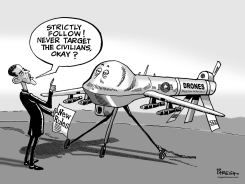 OBAMA DRONE RULES by Paresh Nath