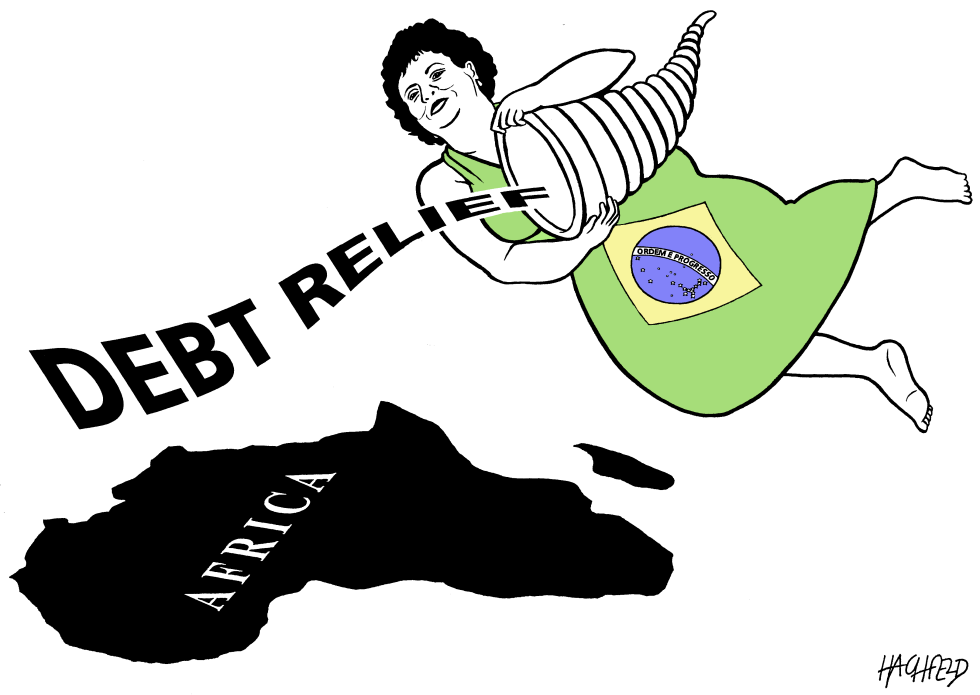 Dilma Rousseff helps Africa