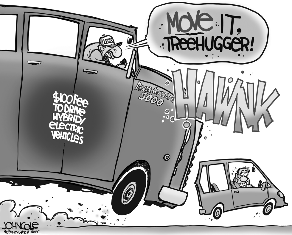 LOCAL NC -- Hybrid vehicle fees BW