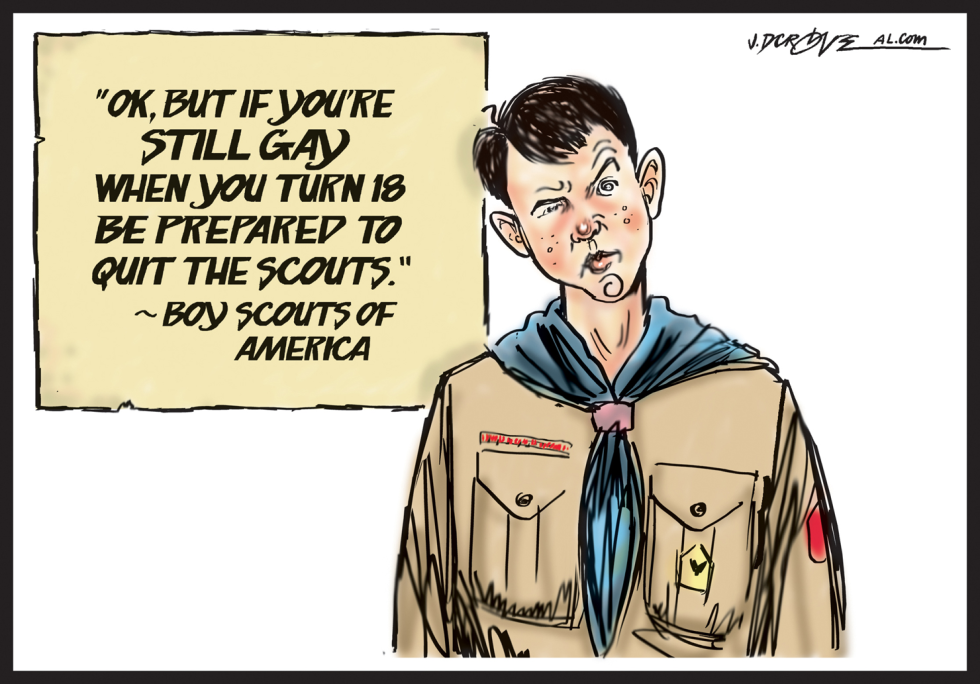  GAY RIGHTS AND BOY SCOUTS by J.D. Crowe