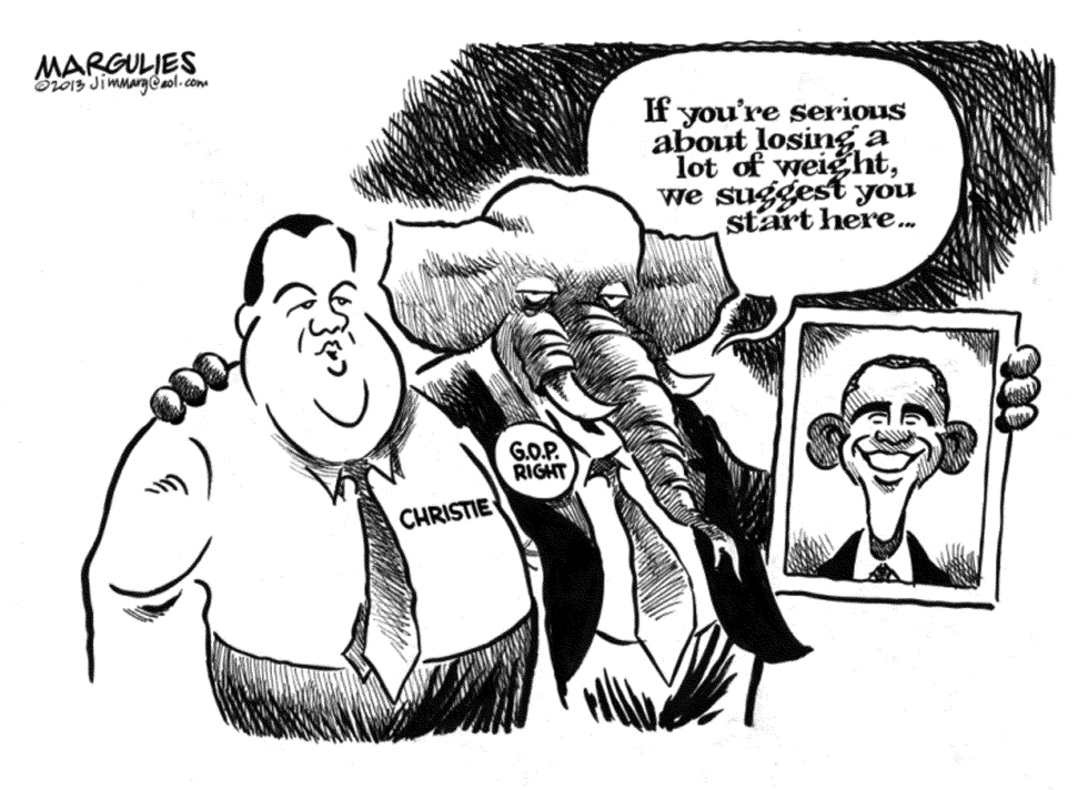 Obama and Christie