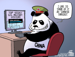 CHINA CYBER SPYING  by Jeff Parker