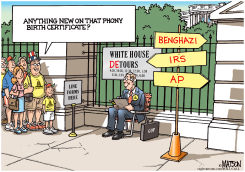 WHITE HOUSE DETOURS by R.J. Matson