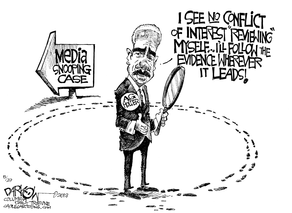 Holder Reviews Himself