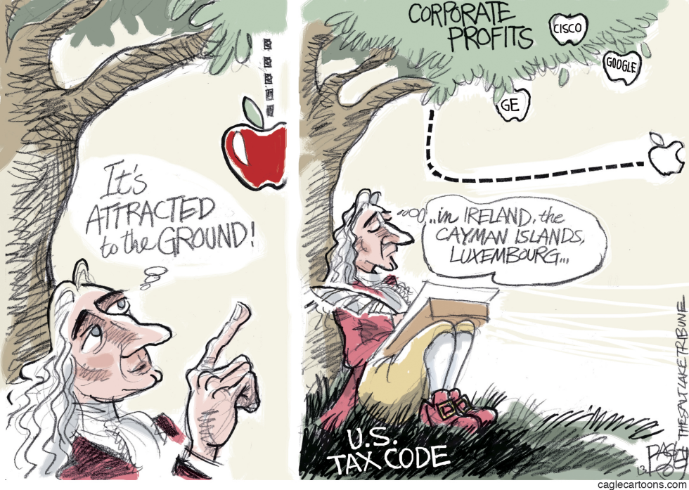  TAXES AND GRAVITY by Pat Bagley