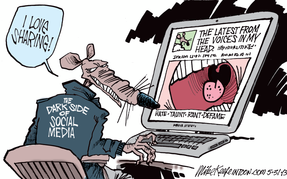Social Media Dark Side COLOR