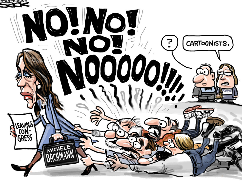 Michele Bachmann Leaves Congress COLOR