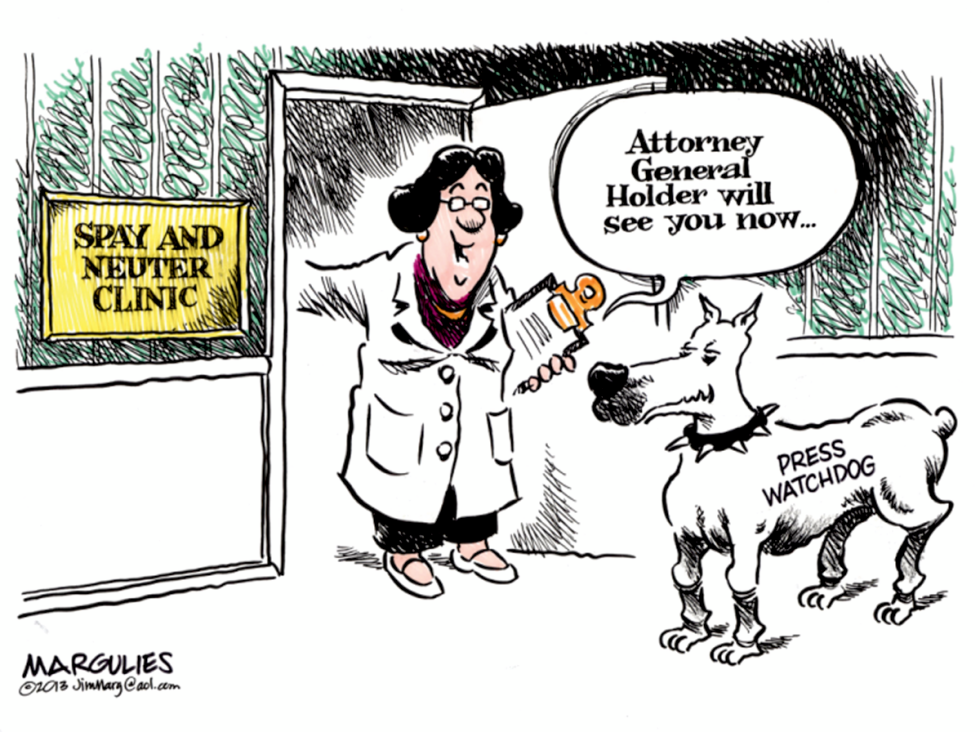Holder and the press color