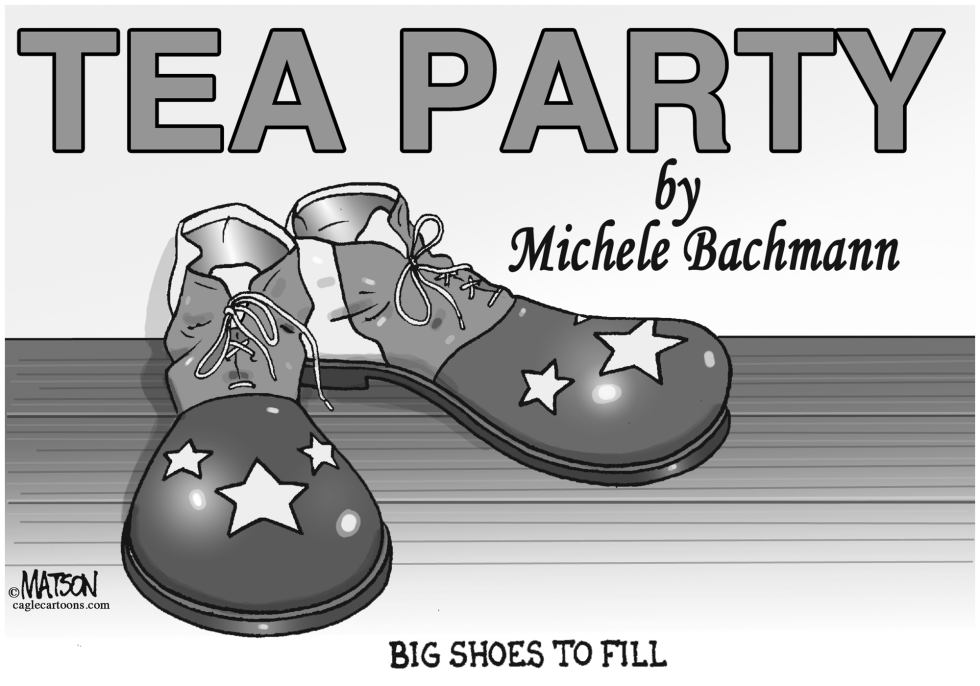  MICHELE BACHMANN LEAVES BIG SHOES TO FILL by RJ Matson