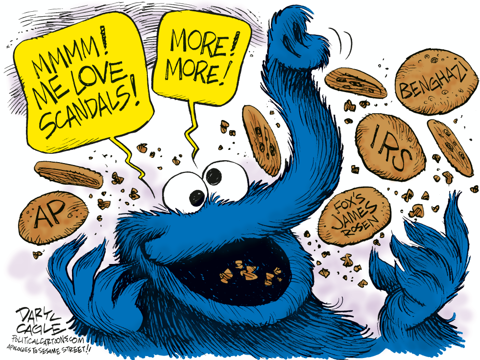  REPUBLICAN SCANDAL COOKIE MONSTER by Daryl Cagle