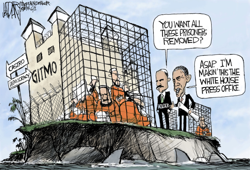 Obama  Holder deal with Press and Gitmo