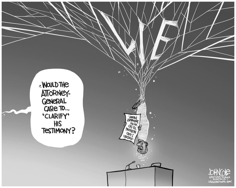 Holder's web of deceit BW