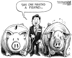 CHINA ACQUIRING SMITHFIELD FOODS by Adam Zyglis