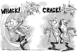 IMMIGRATION REFORM REPUBLICAN CRACK by Daryl Cagle