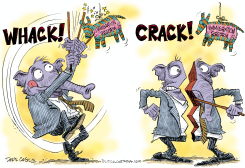 IMMIGRATION REFORM REPUBLICAN CRACK  by Daryl Cagle