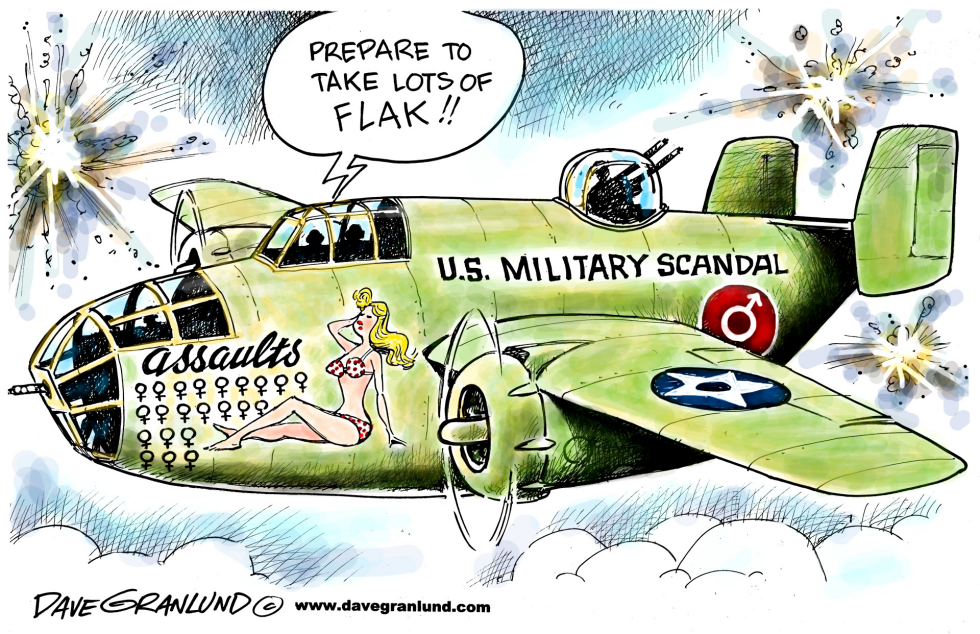  MILITARY SEX ASSAULTS by Dave Granlund