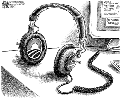 GOV'T SURVEILLANCE by Adam Zyglis
