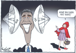 FBI NSA SPYING by Bob Englehart
