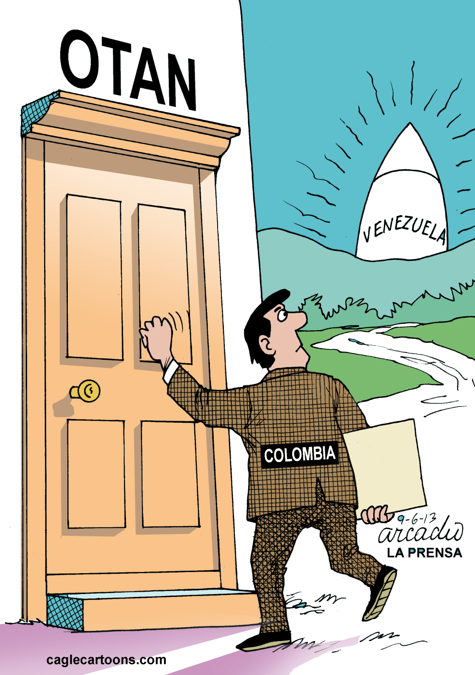  COLOMBIA TOCA LAS PUERTAS DE LA OTAN by Arcadio Esquivel