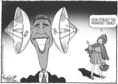 ESPIONAJE DEL FBI Y LA NSA by Bob Englehart