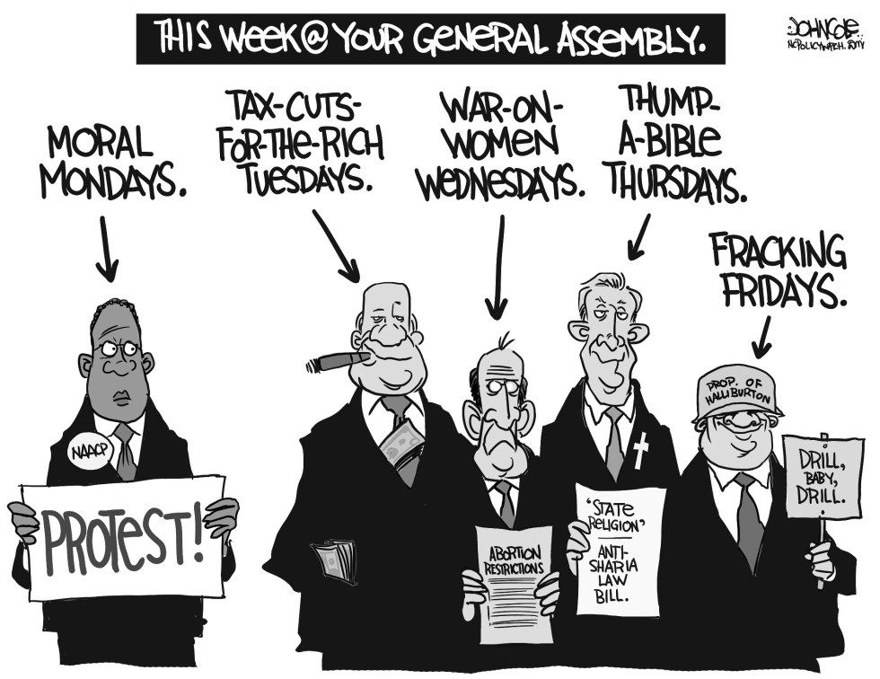 LOCAL NC -- Moral Mondays BW