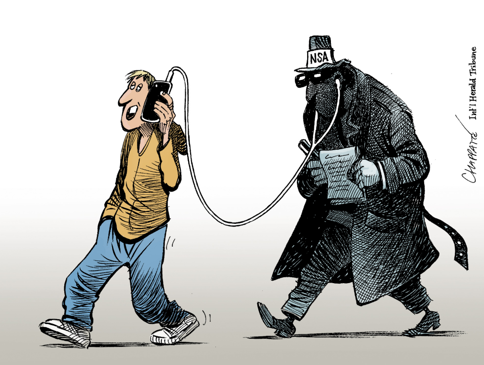 The NSA is listening in