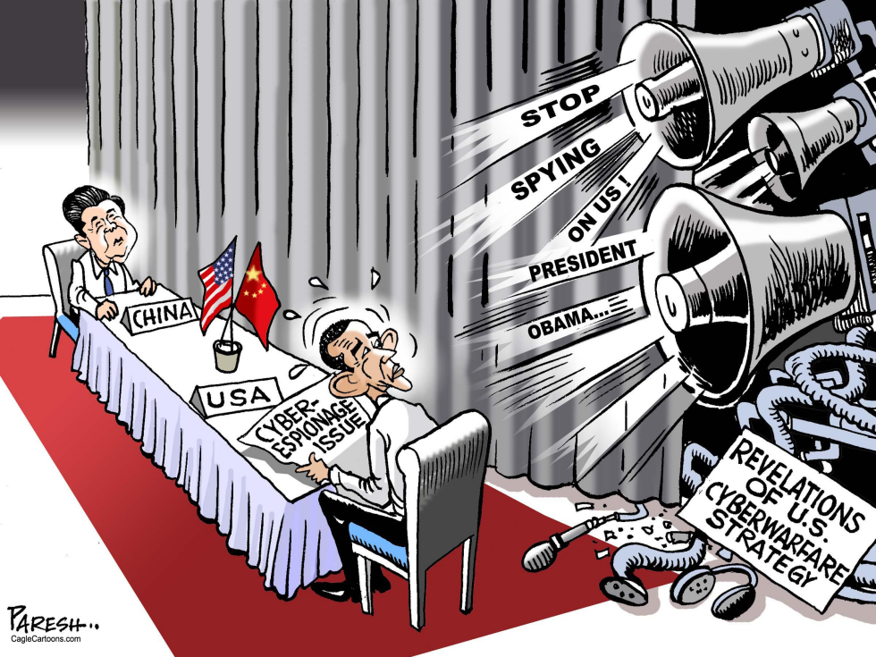 Cyber espionage issue