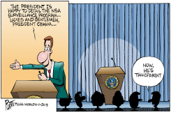 TRANSPARENT OBAMA by Bruce Plante