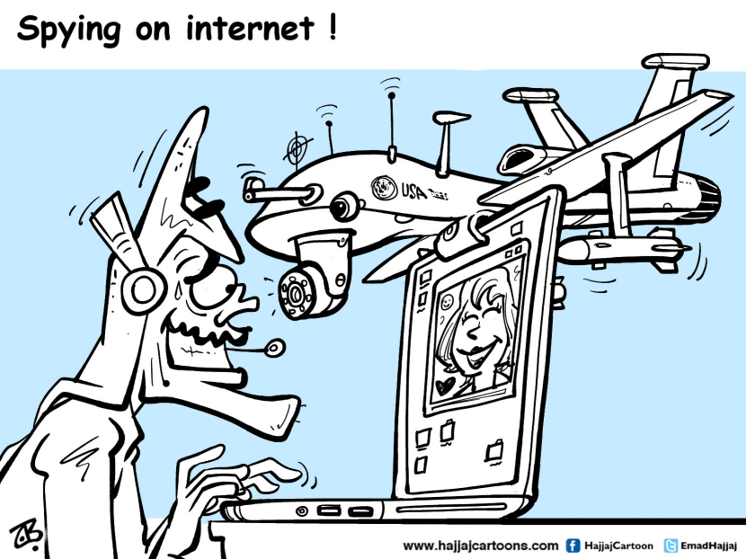 Spying on internet