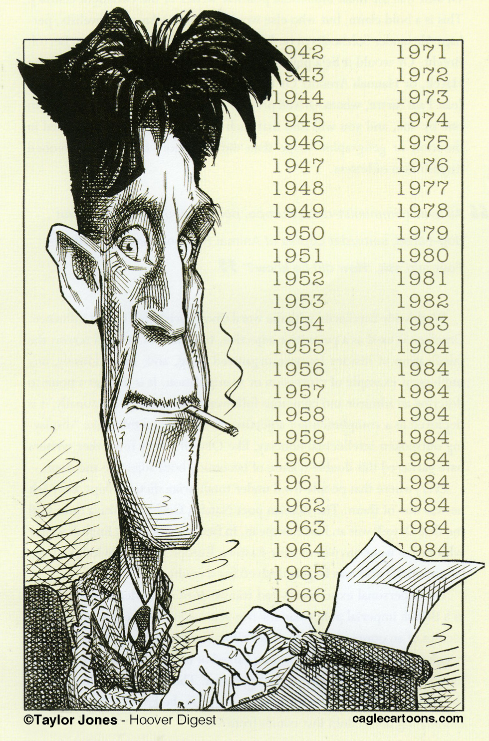  GEORGE ORWELL  by Taylor Jones