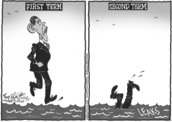 OBAMA'S SECOND TERM by Bob Englehart