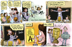 TEACHER OF THE YEAR  by Daryl Cagle