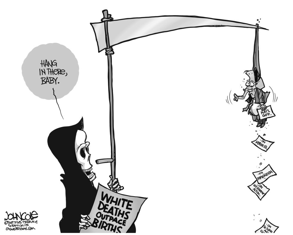 White death rate and GOP BW
