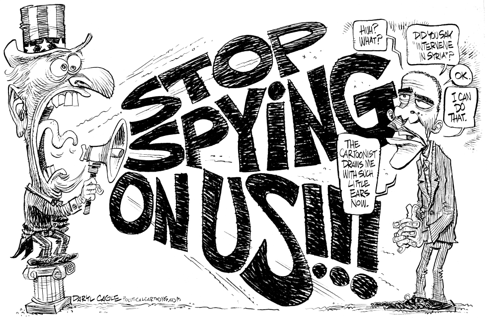 Obama NSA Little Ears and Intervention in Syria