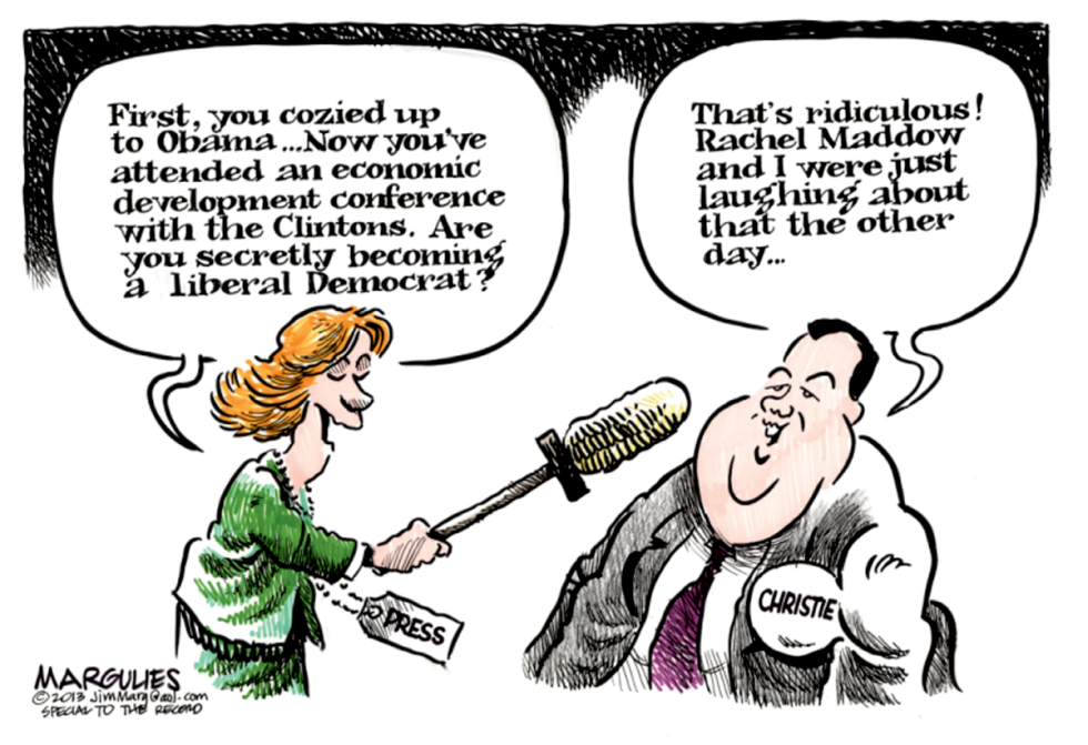 Christie and Clintons color