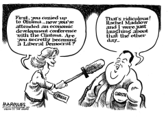 CHRISTIE AND CLINTONS by Jimmy Margulies