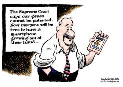 SUPREME COURT SAYS GENES CANNOT BE PATENTED  by Jimmy Margulies