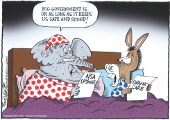 NSA SPYING by Bob Englehart
