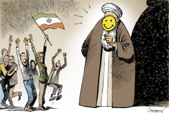 A MODERATE MULLAH IN IRAN by Patrick Chappatte