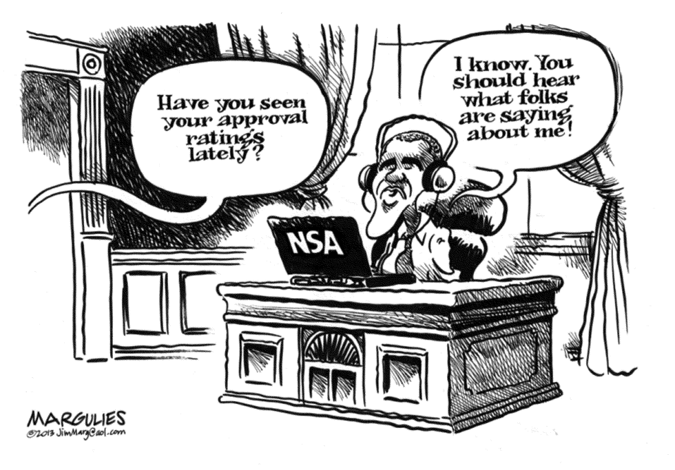 Obama polls and NSA snooping