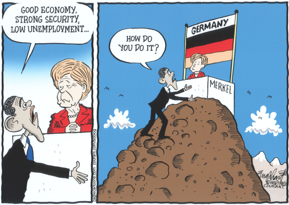 Obama Visits GermanyCOLOR