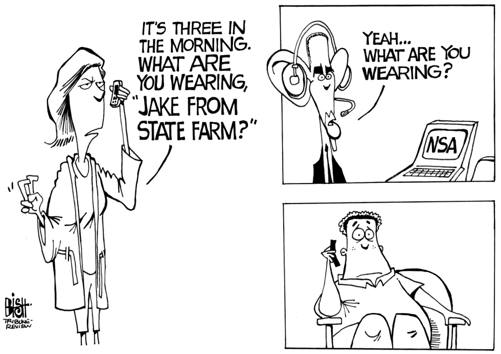 NSA CALLS, B/W